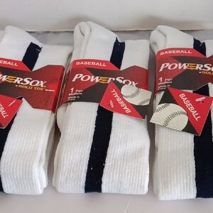 Gold Toe White and Black Athletic Socks